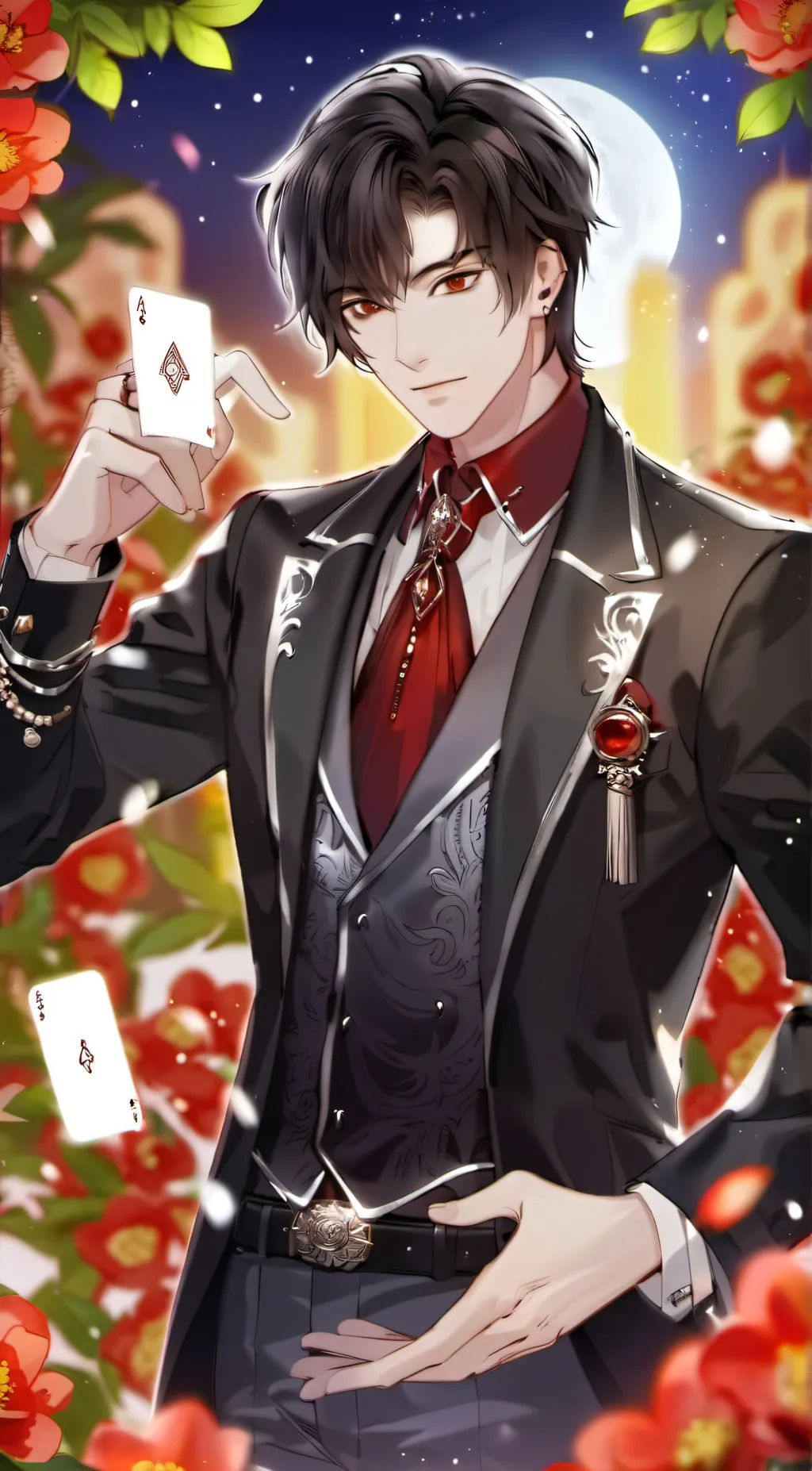 ai character: Lucas~💫 background