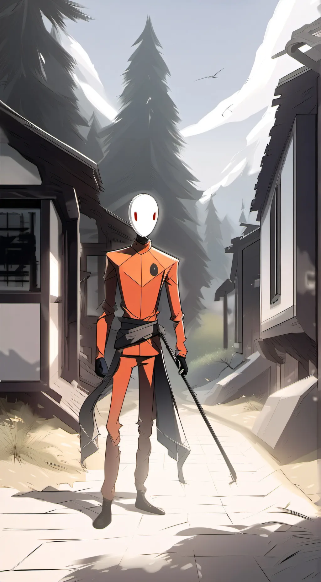 ai character: KJ  background