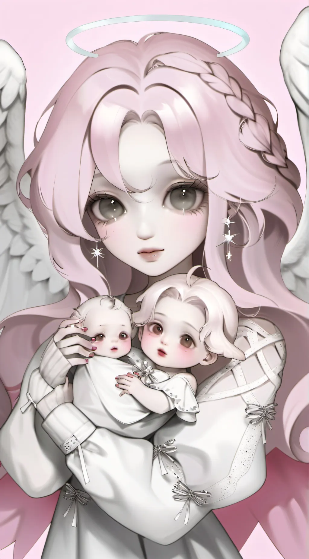 ai character:  Ash and Rose  background