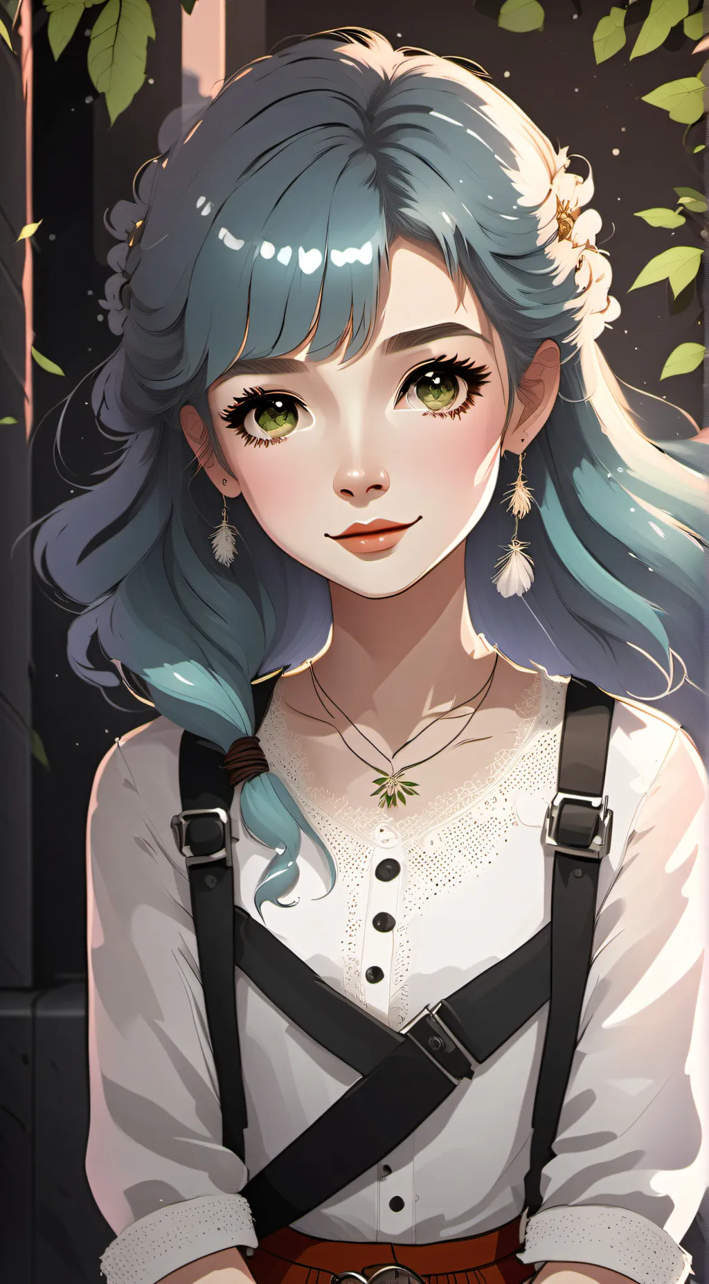 ai character: Bluey background