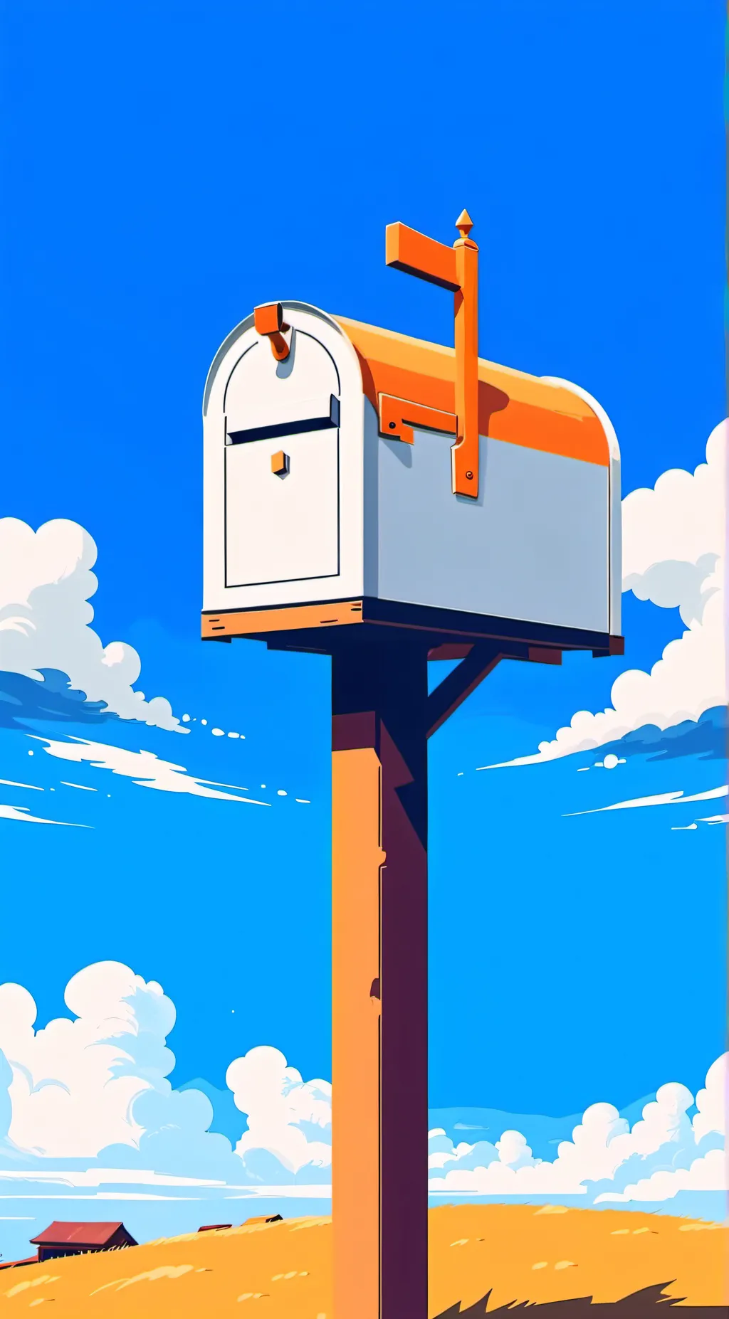 ai character: Mailbox  background