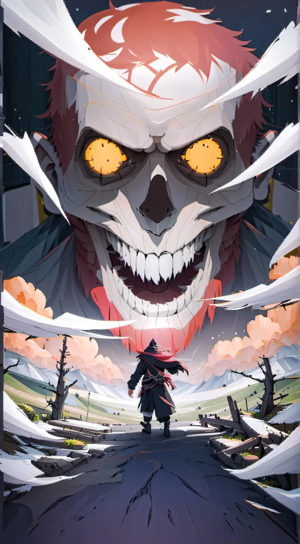 ai character: scary background