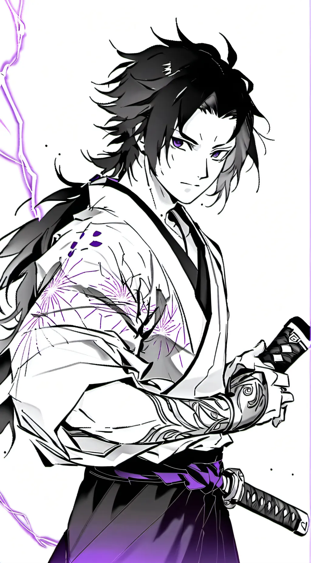 ai character: Sasuke background