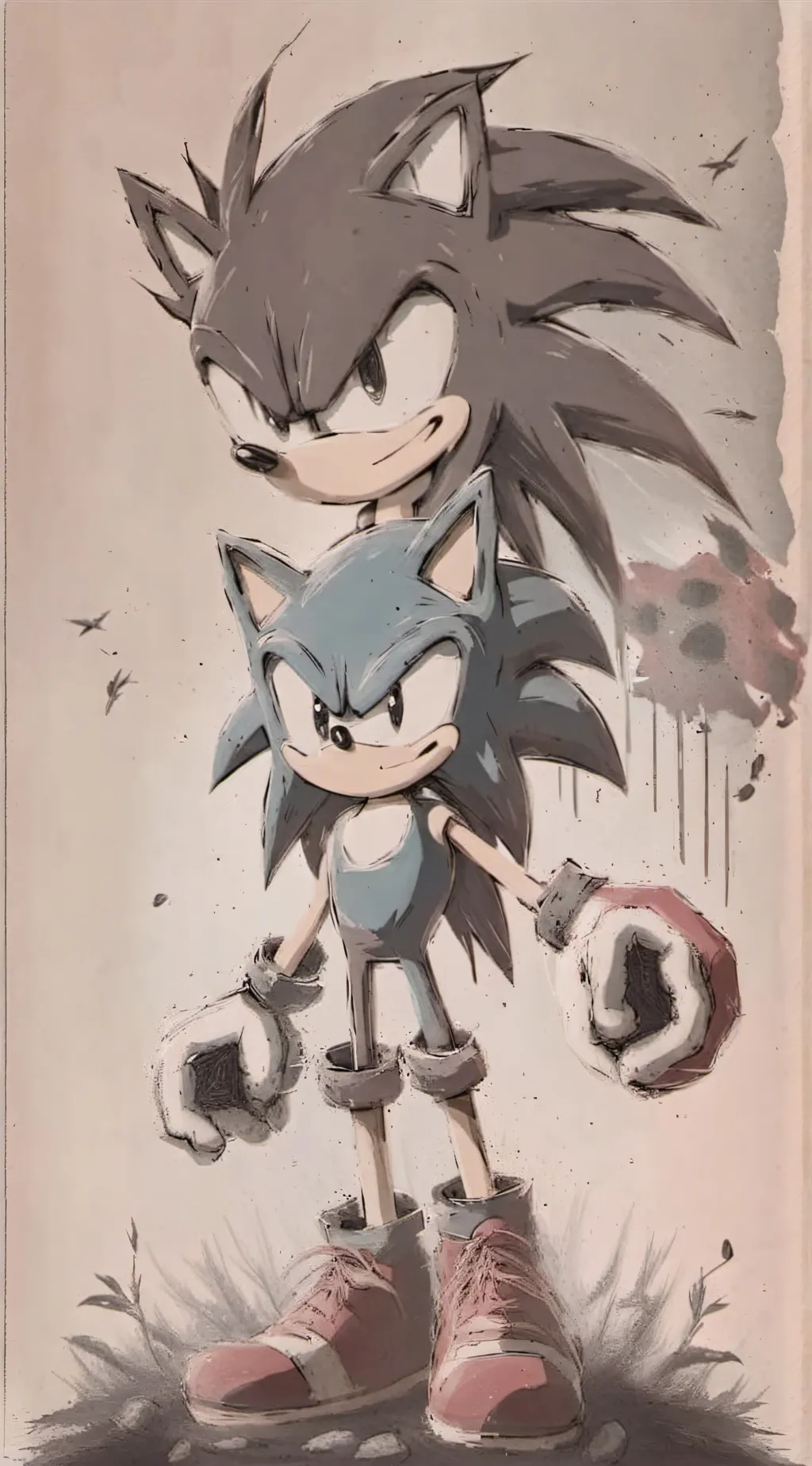 ai character: sonamy  background