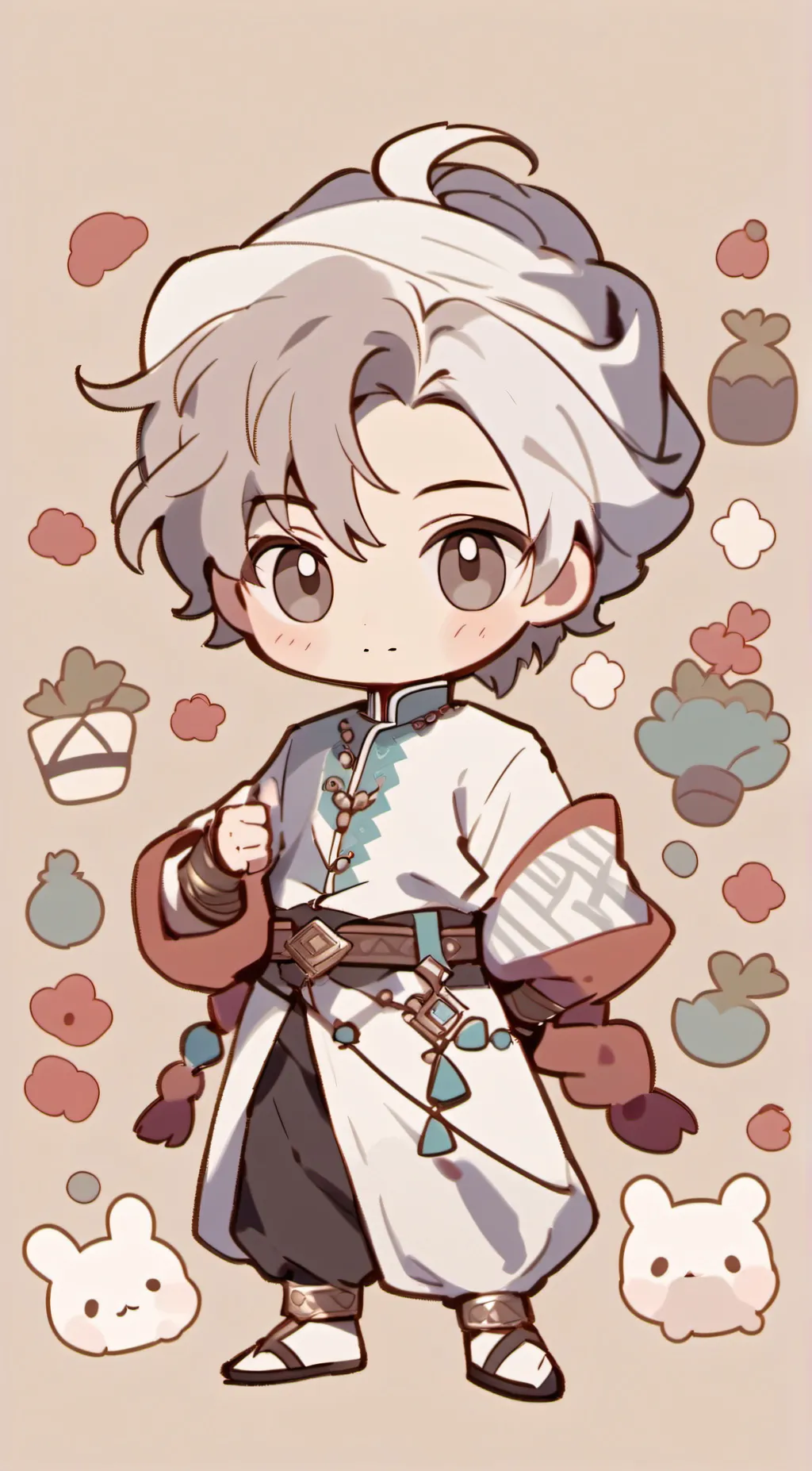 ai character: Aladdin  background