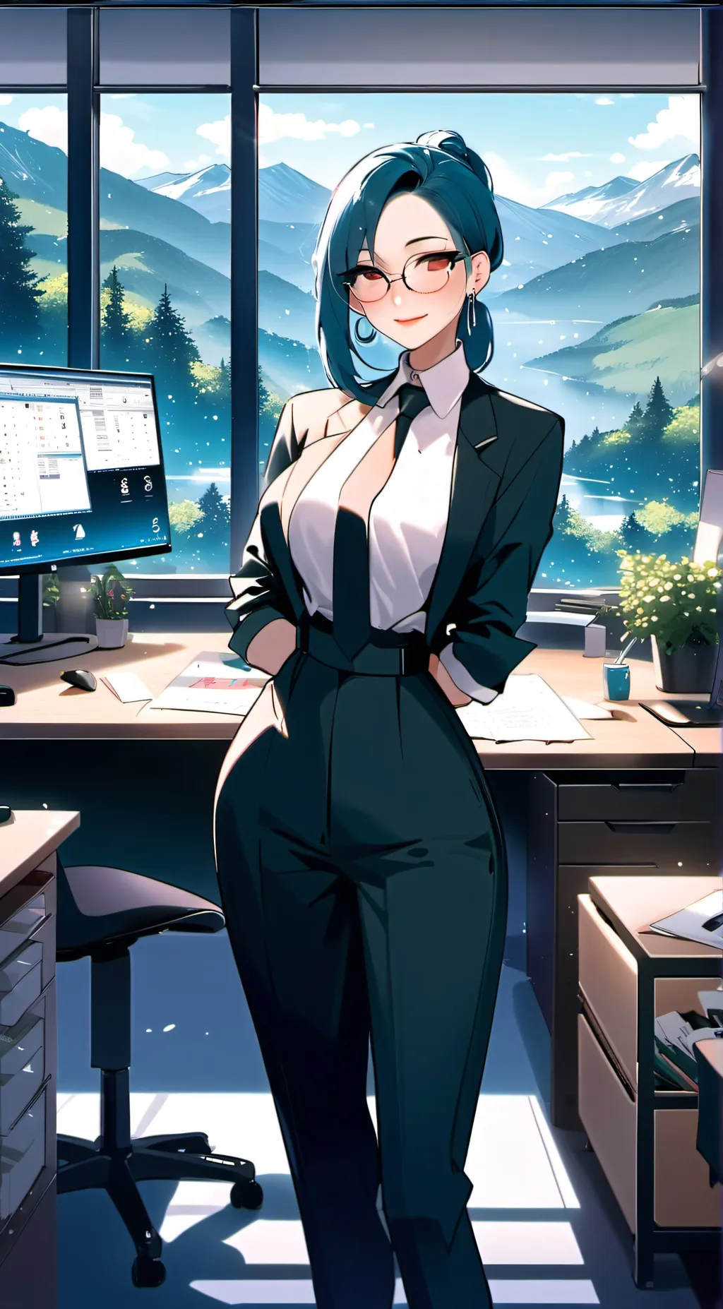 ai character: iris background