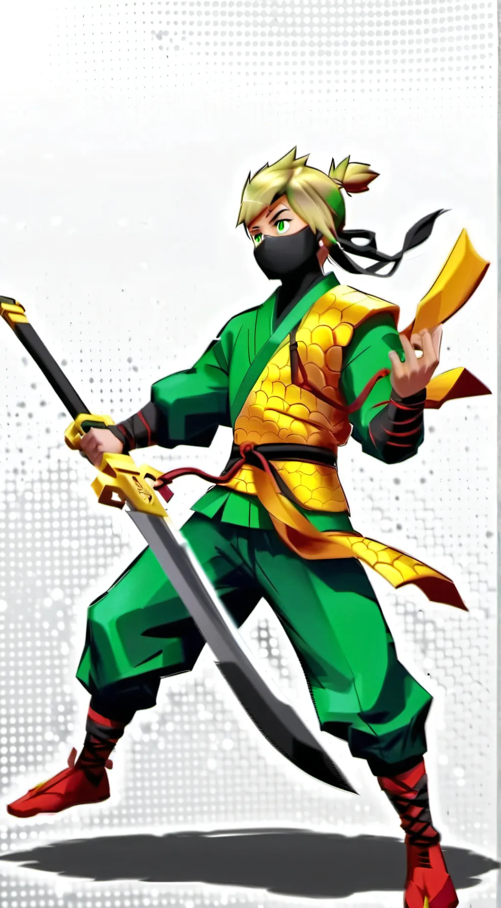 ai character: Lloyd Garmadon  background