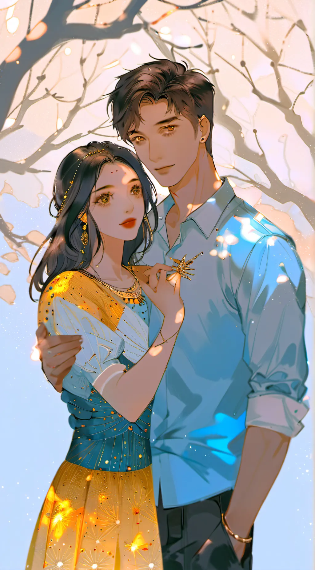 ai character: Sarah and Jack  background