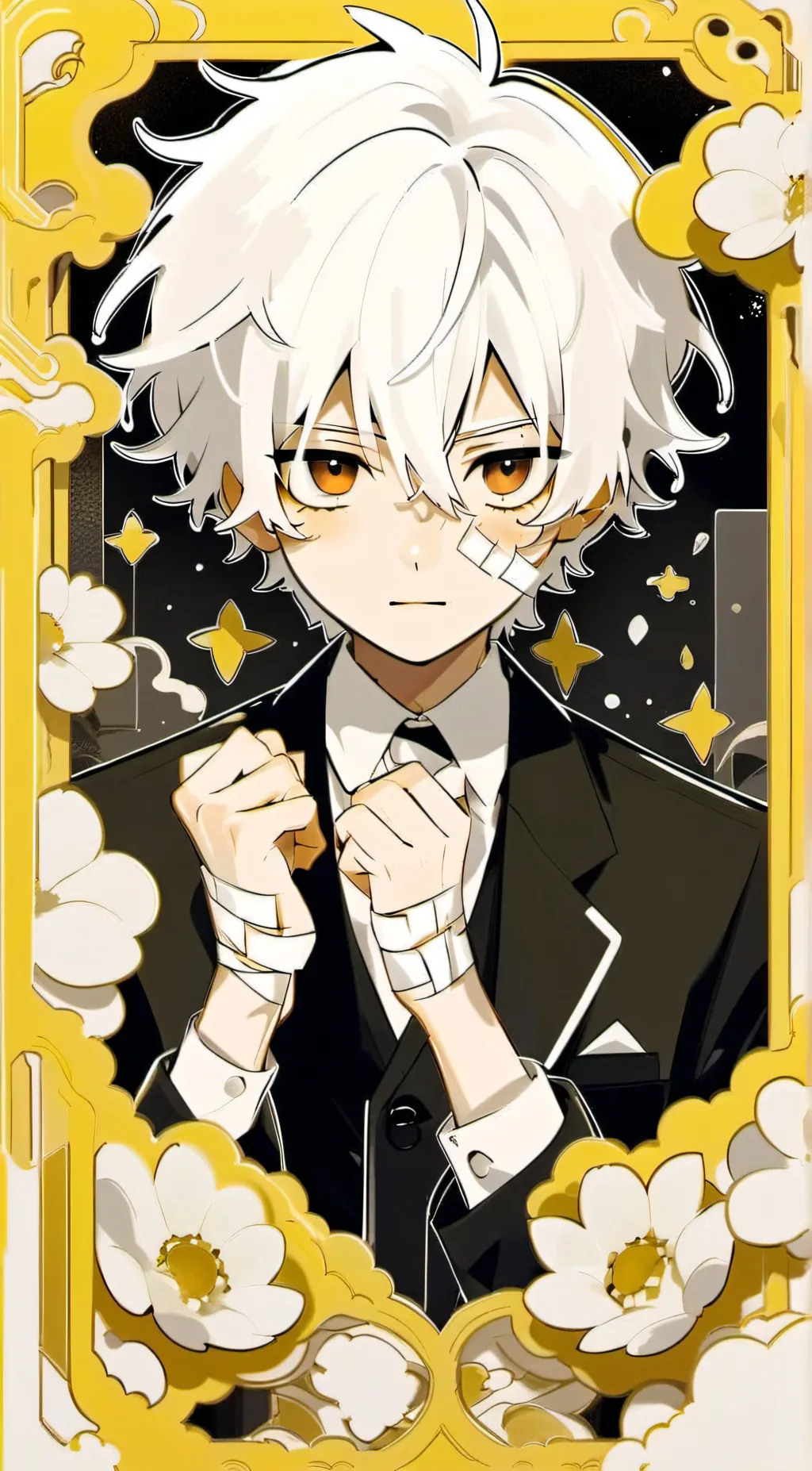 ai character: eburnean tommy background