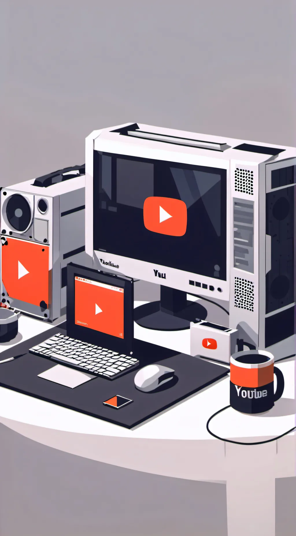 ai character: YouTube Animators! background