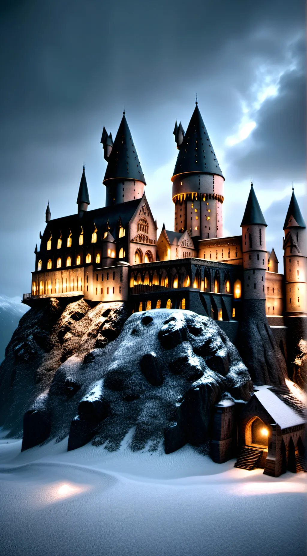 ai character: Hogwarts background