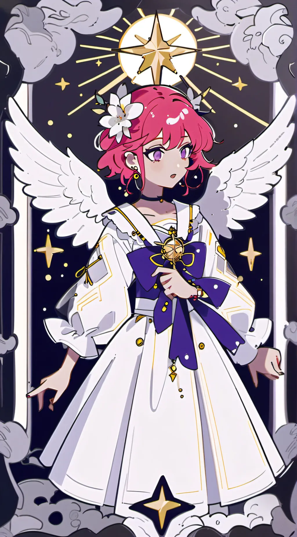ai character: angel bologna background