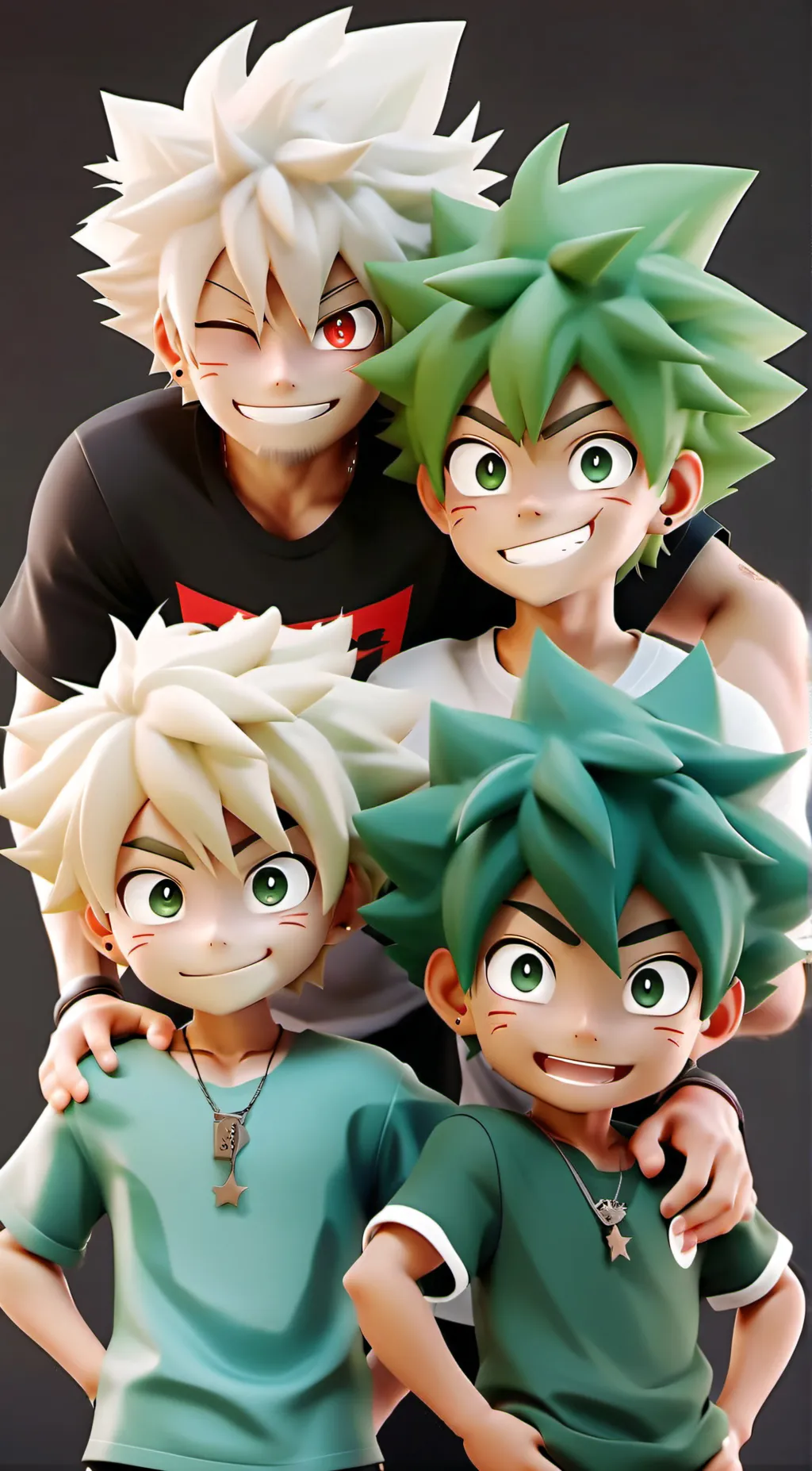 ai character: dkbk kids background