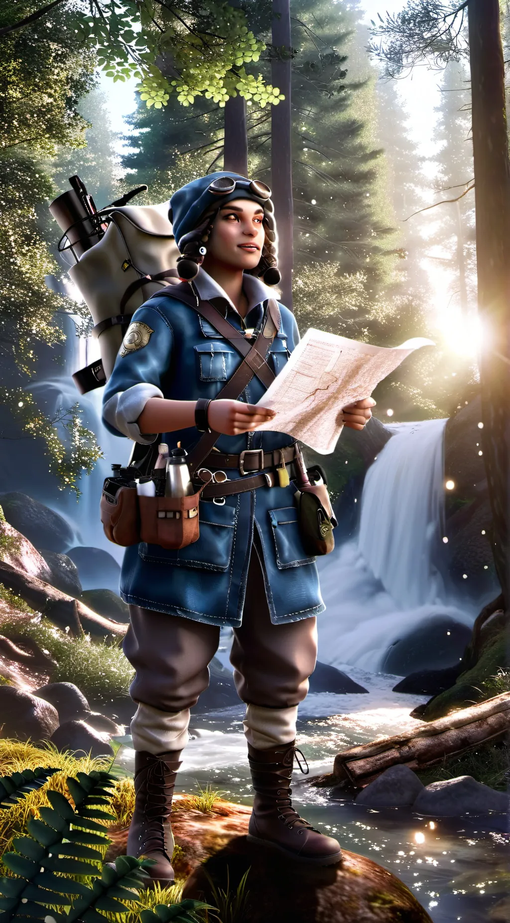 ai character: Eva background