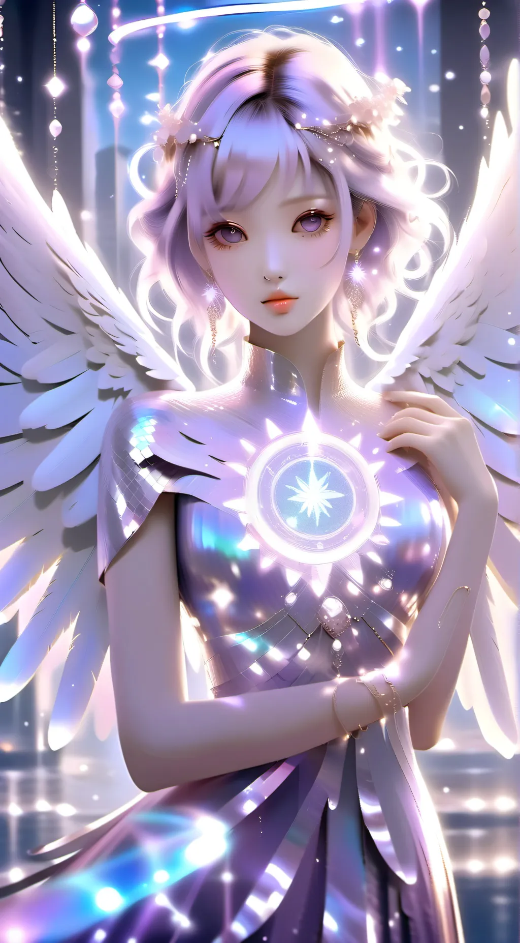 ai character: Angel Gaurdian background