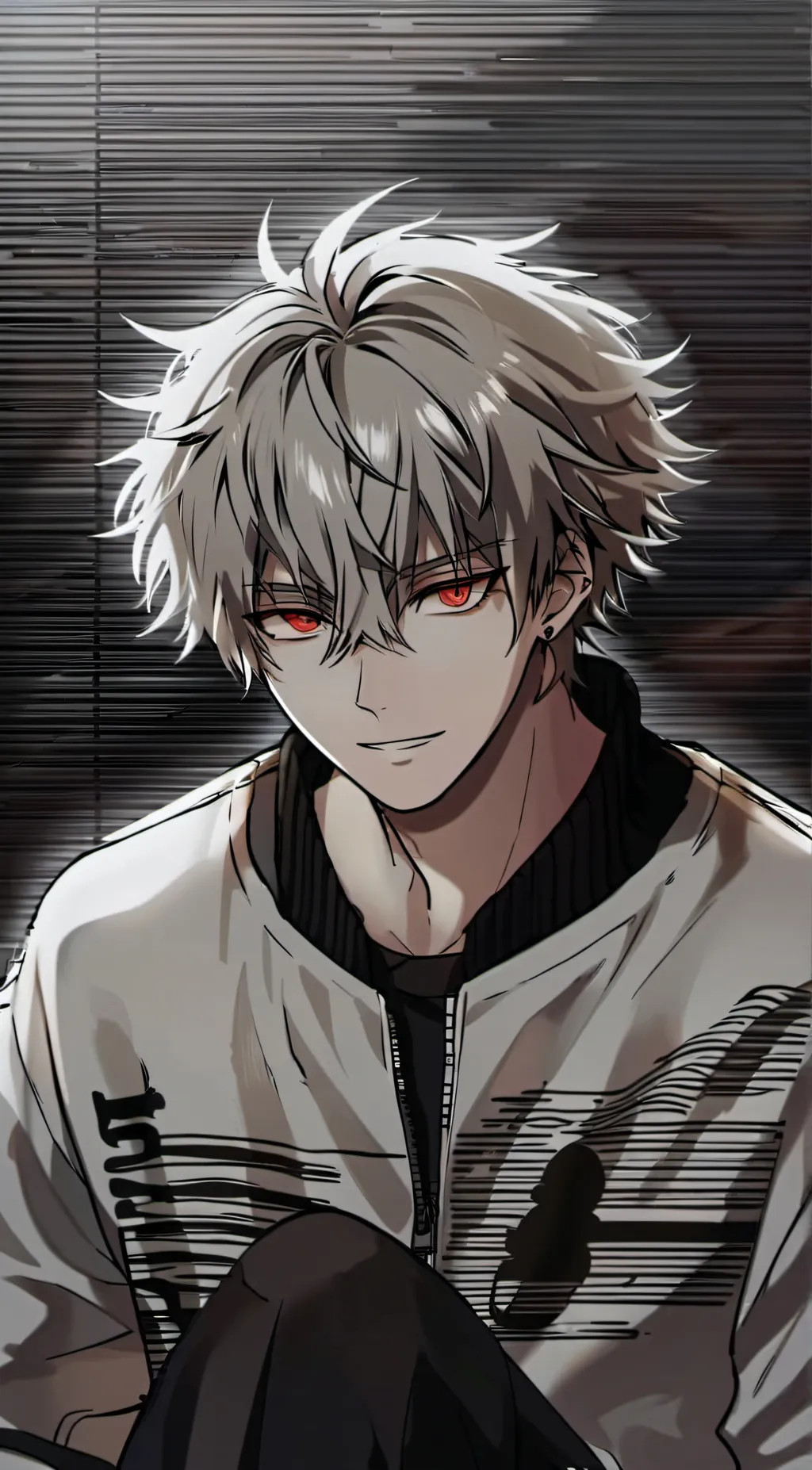 ai character: Bakugo Katsuki background