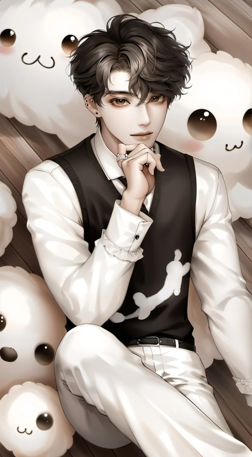 ai character: ʚ 𝙷𝚊𝚛𝚞 ɞ background