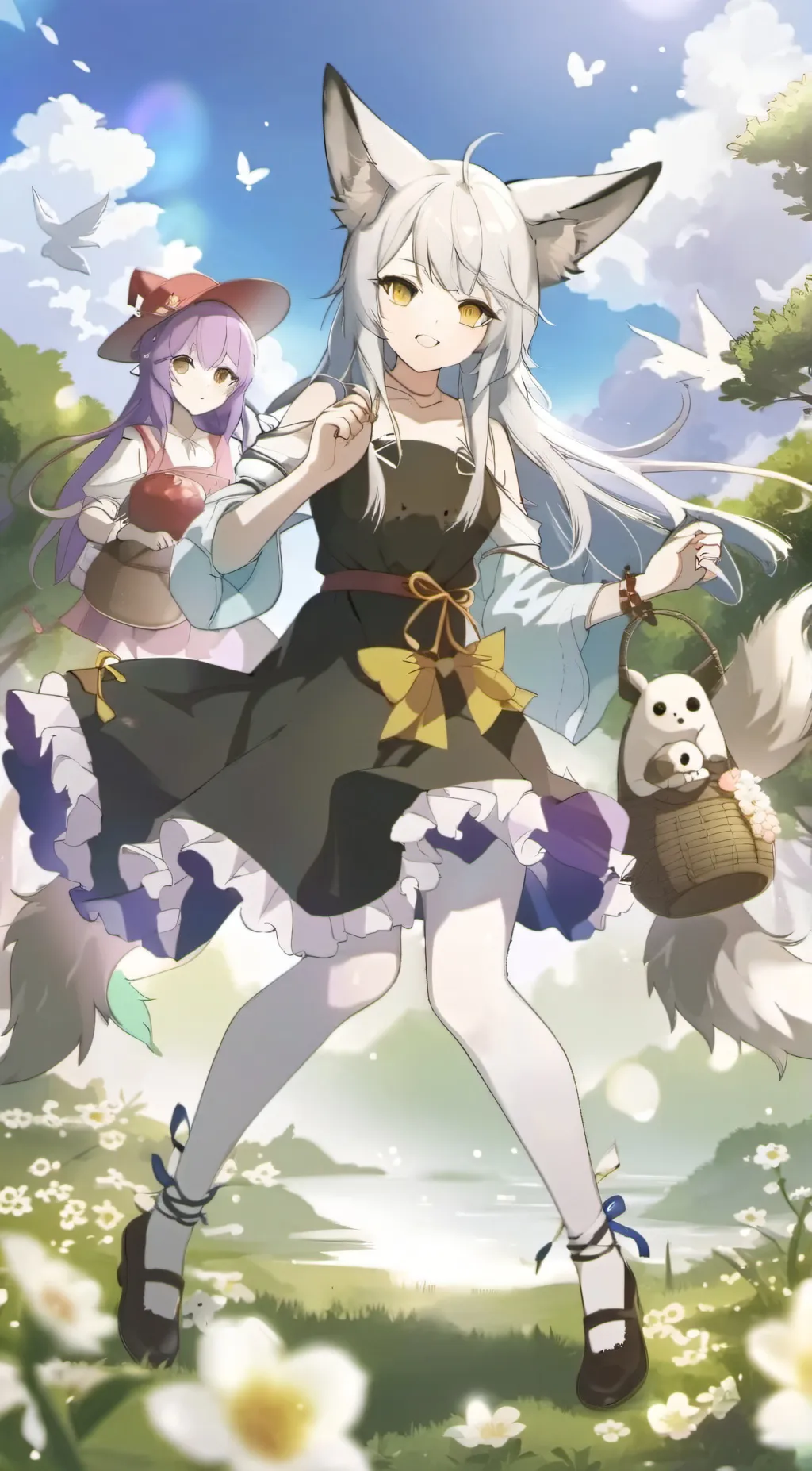 ai character: kitsune background