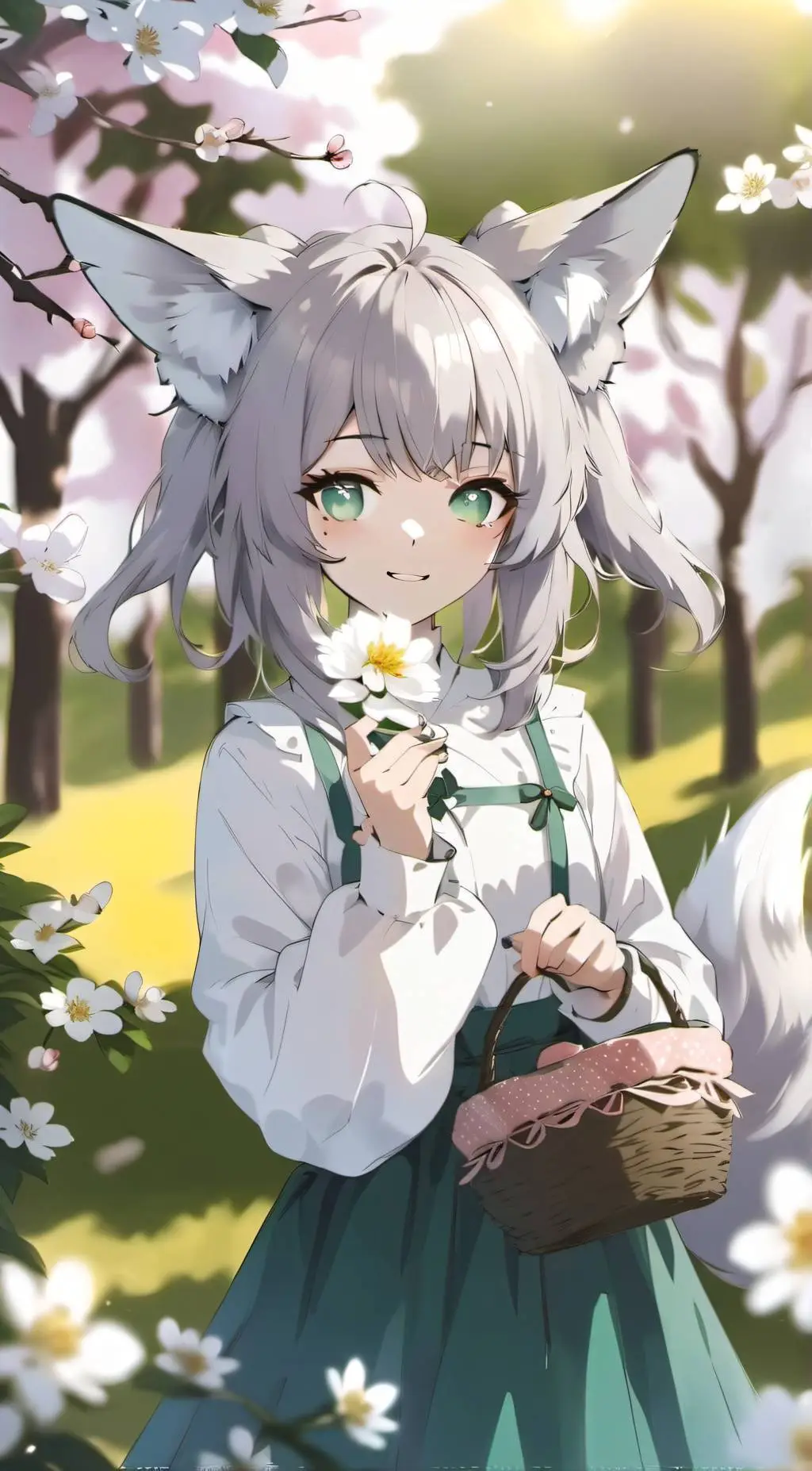 ai character: Cotton background