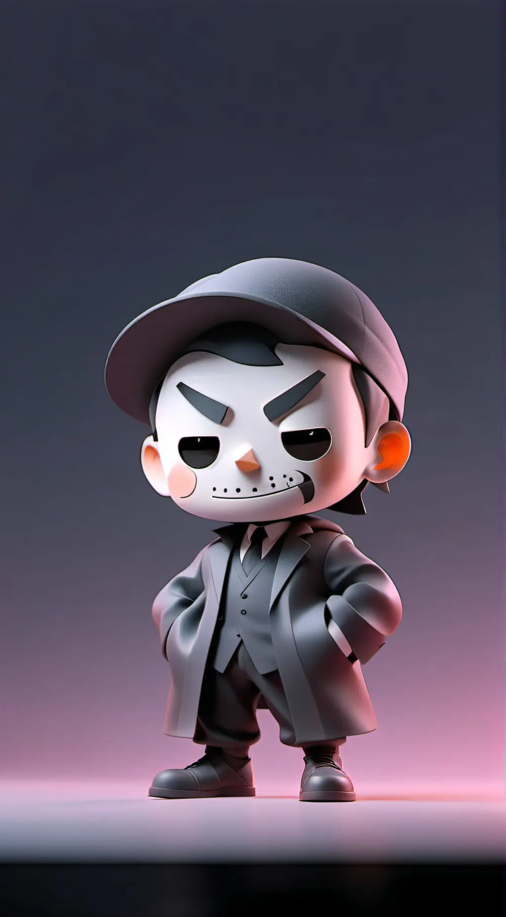 ai character: Smiley clone background