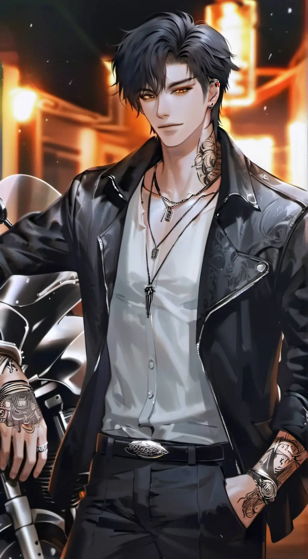 ai character: leo background