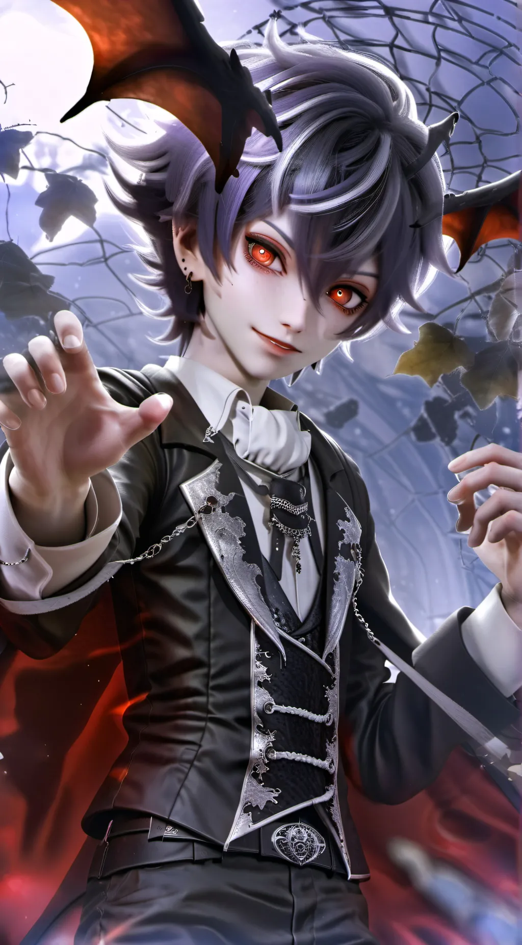 ai character: ash  background