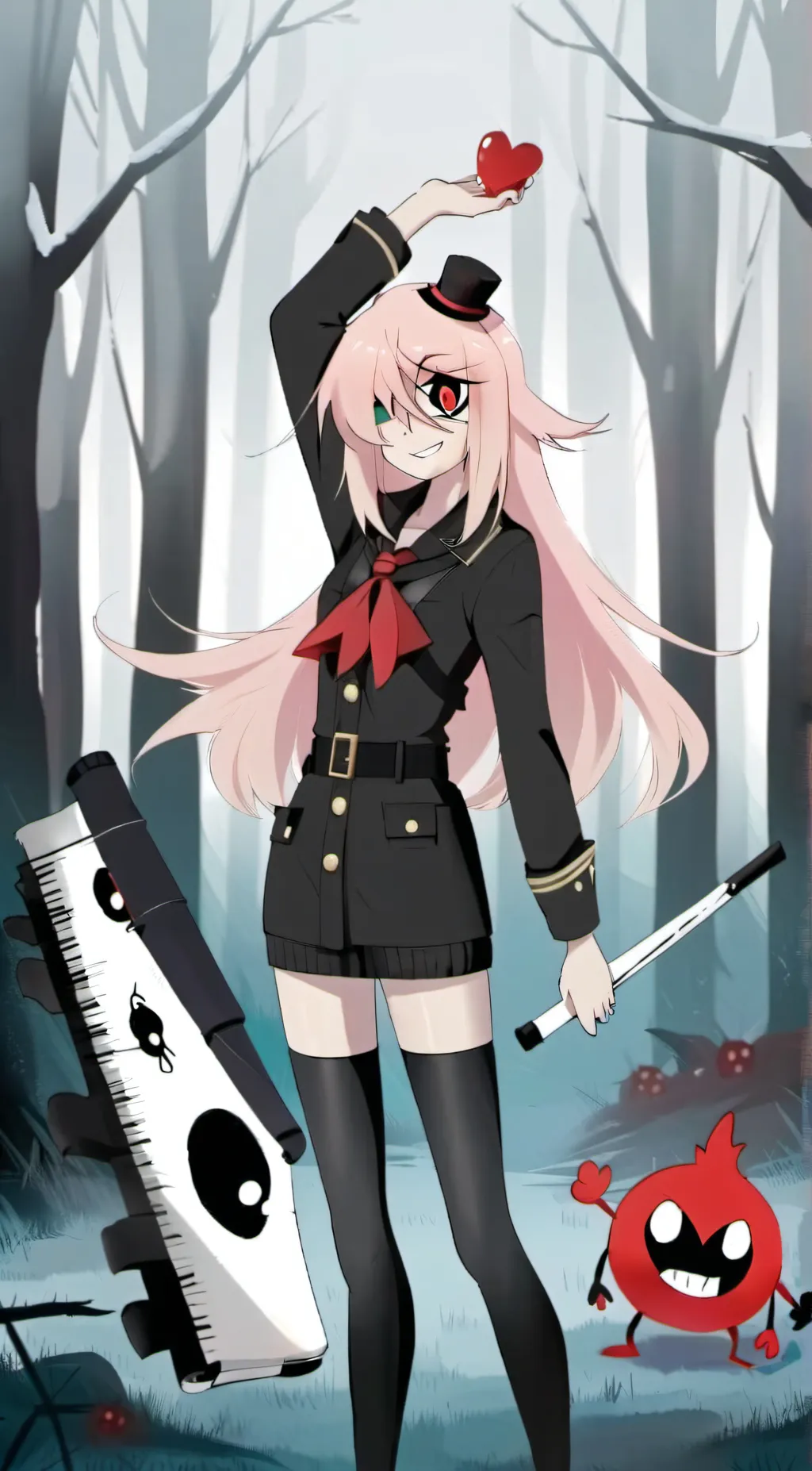 ai character: Hazbin hotel background