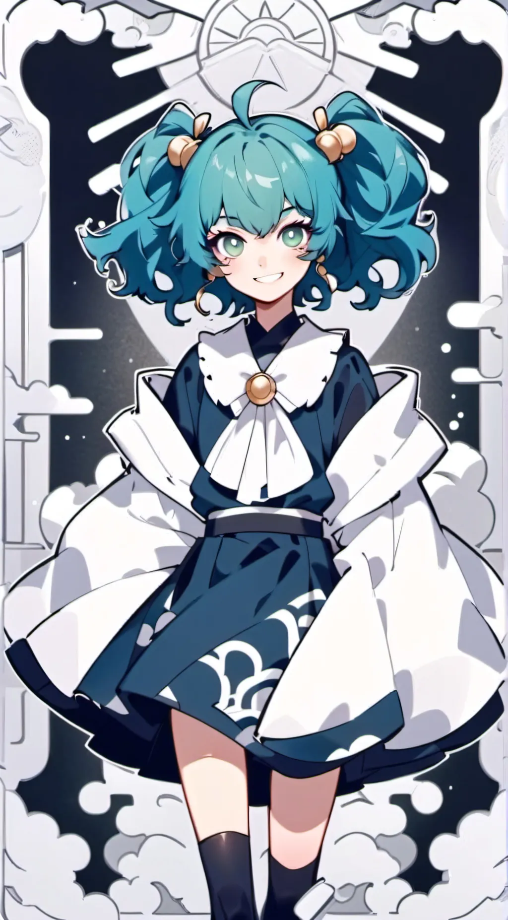 ai character: Demon sayer background