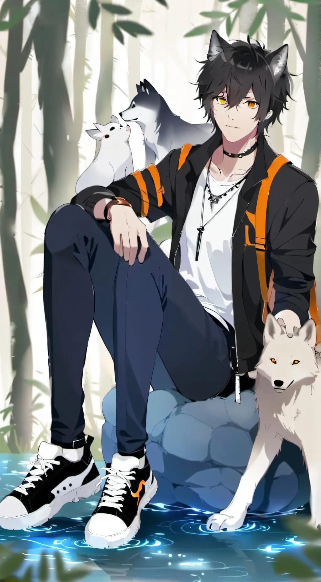 ai character: Cole background