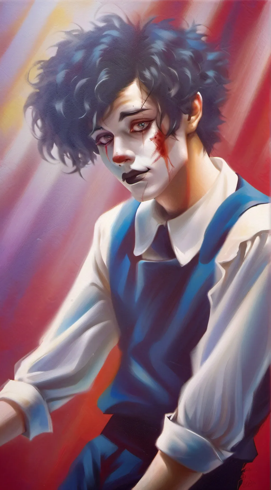 ai character: Minnie wine background