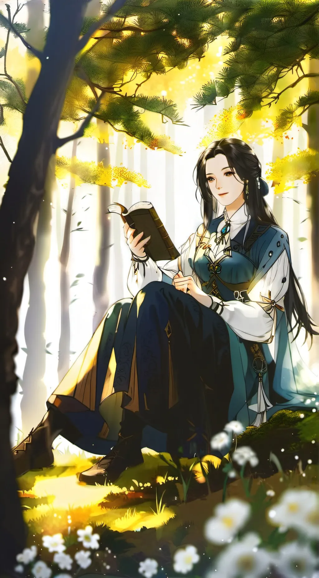 ai character: Aria background