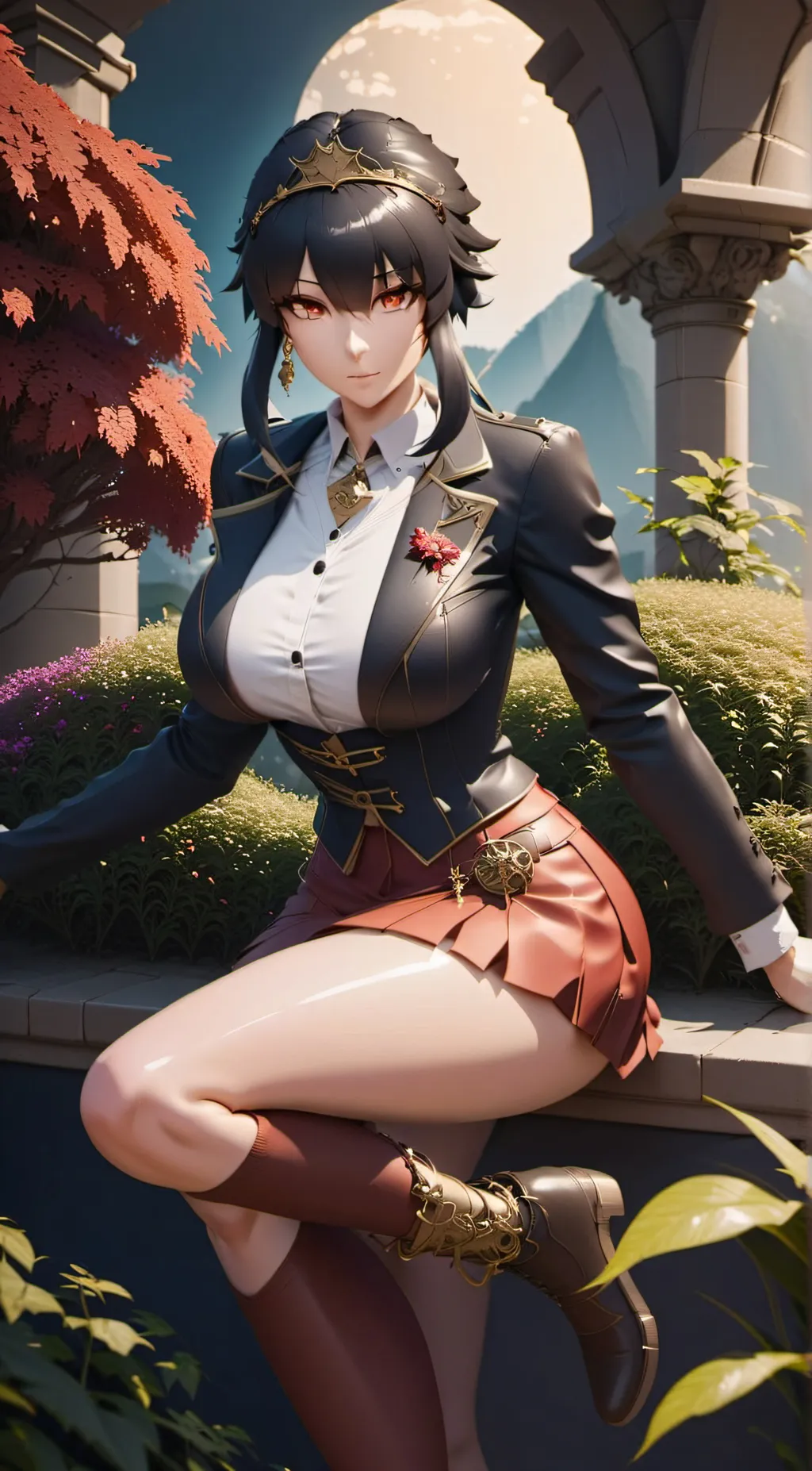 ai character: Yor forger background