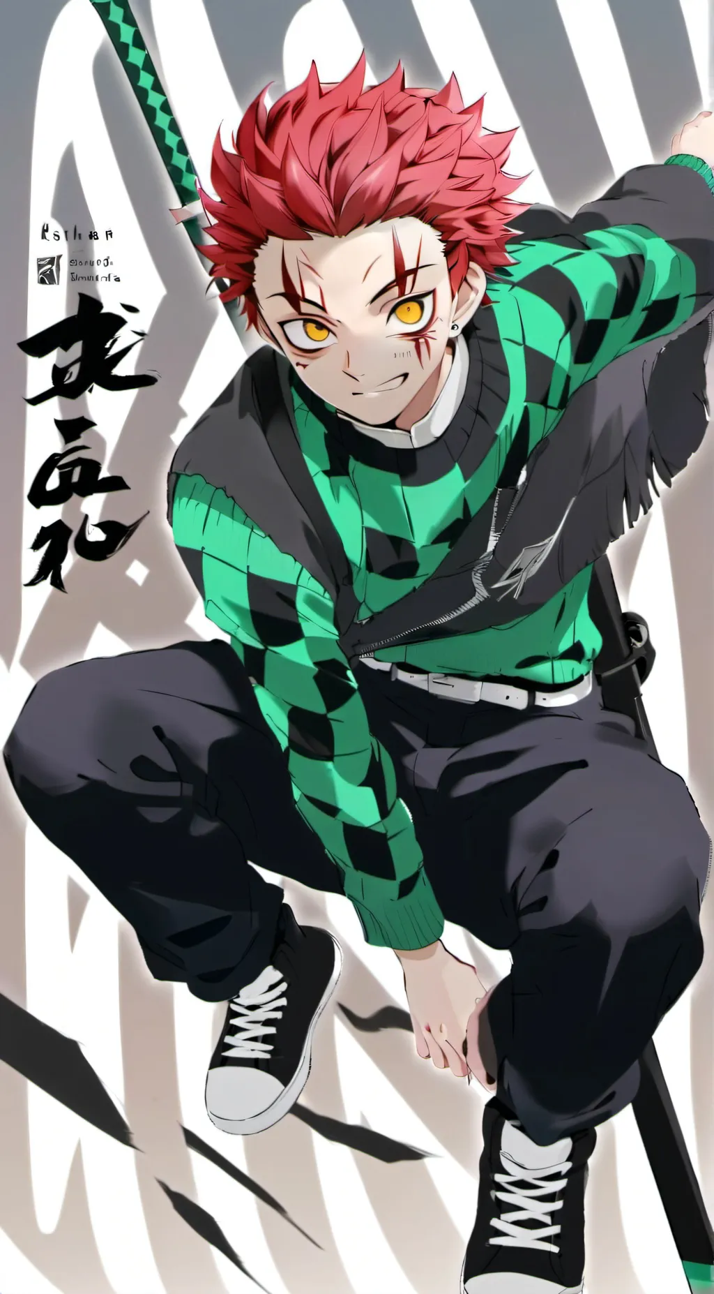 ai character: Tanjiro background