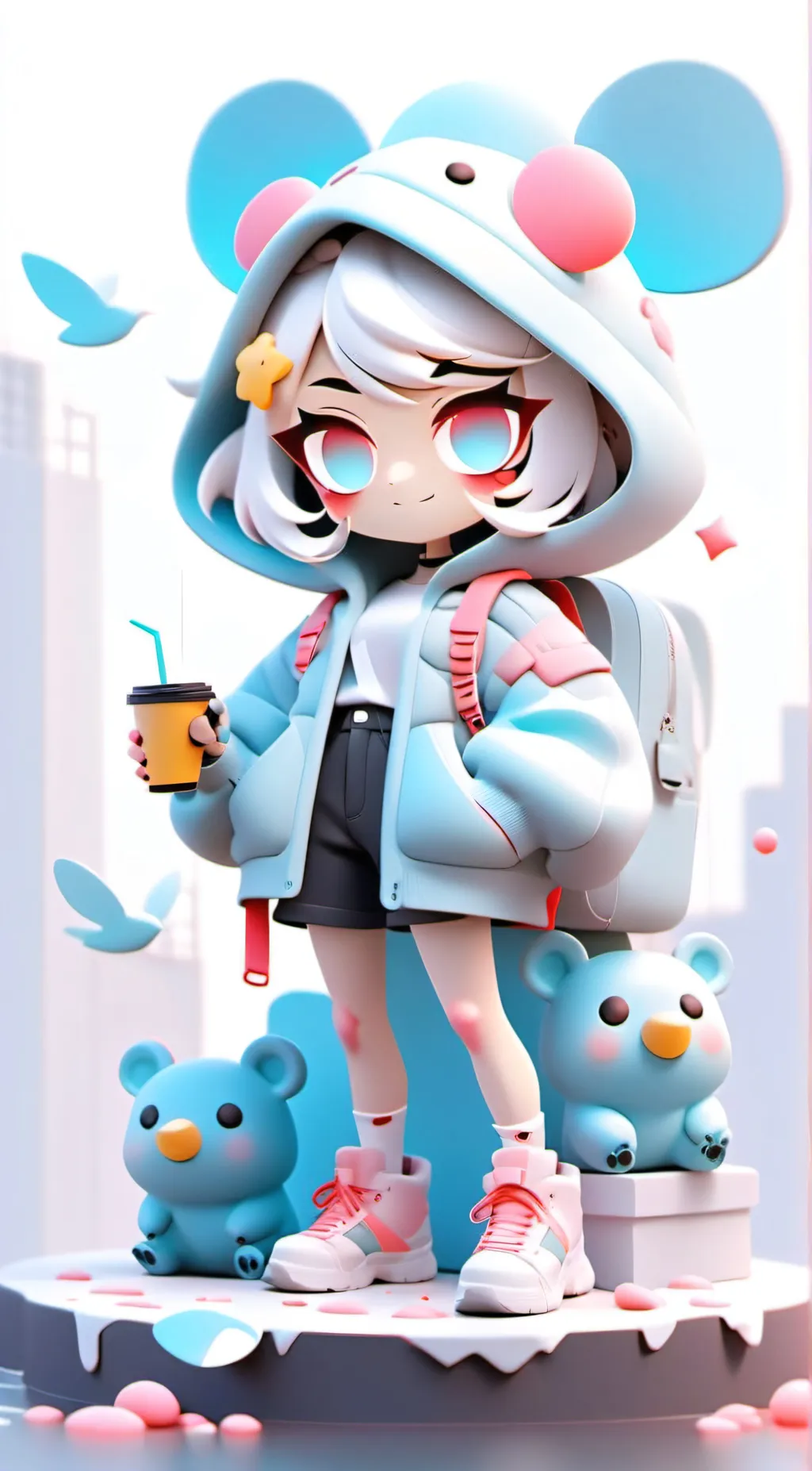 ai character: Elly background