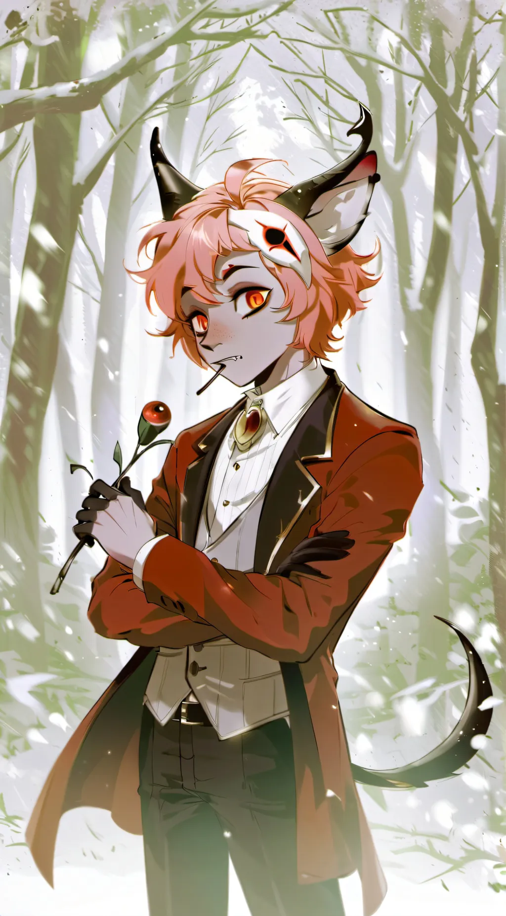 ai character: Alastor 🥰 background