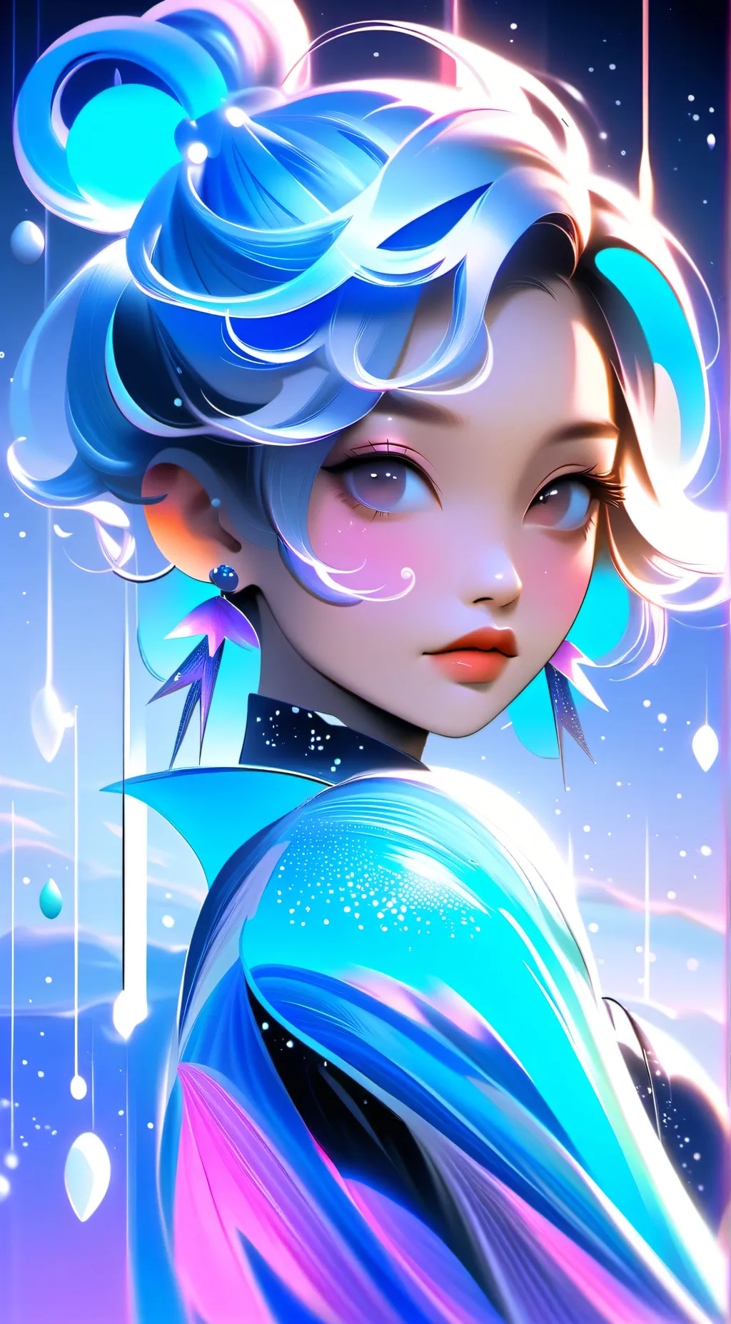 ai character: Luna background