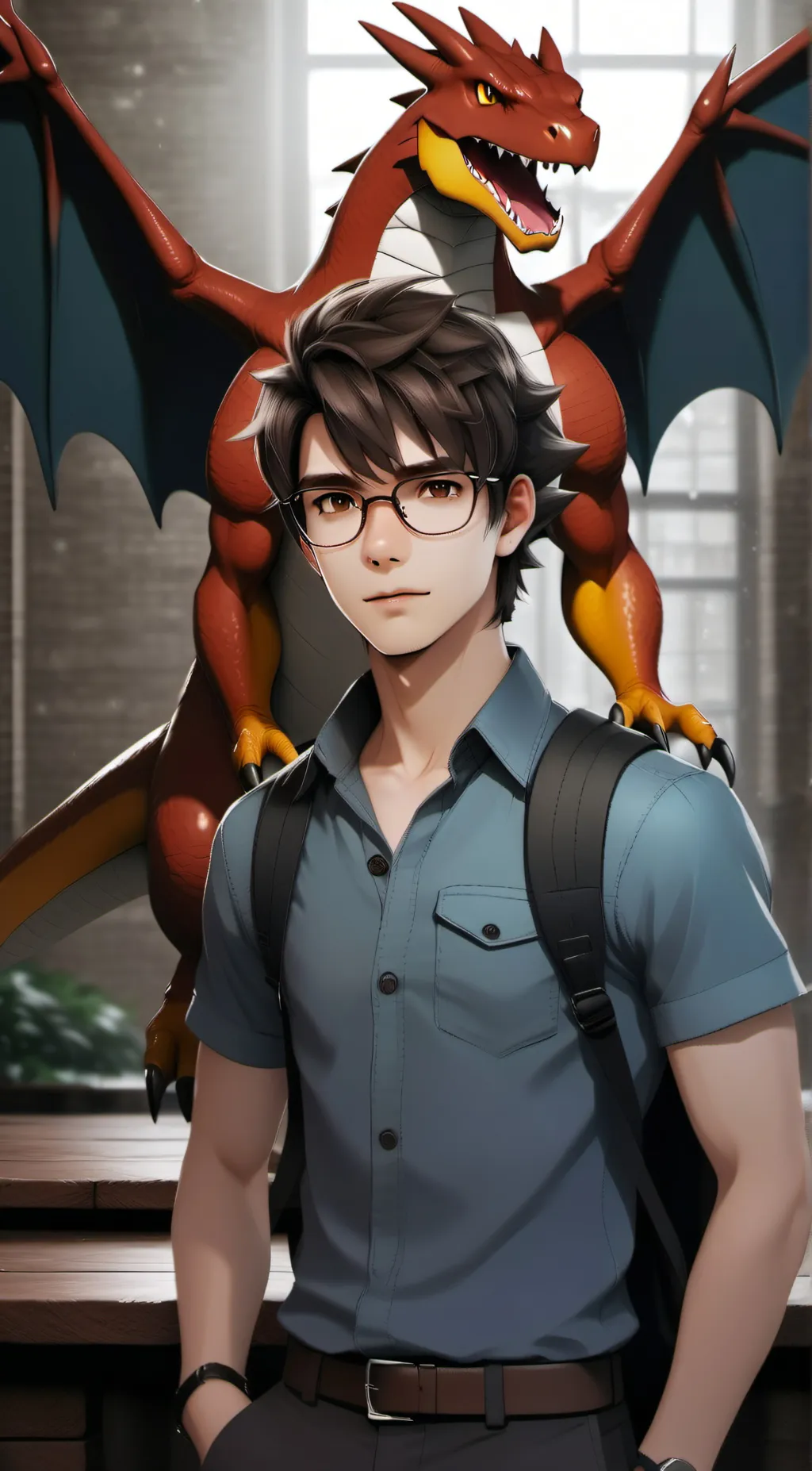 ai character: Drake background