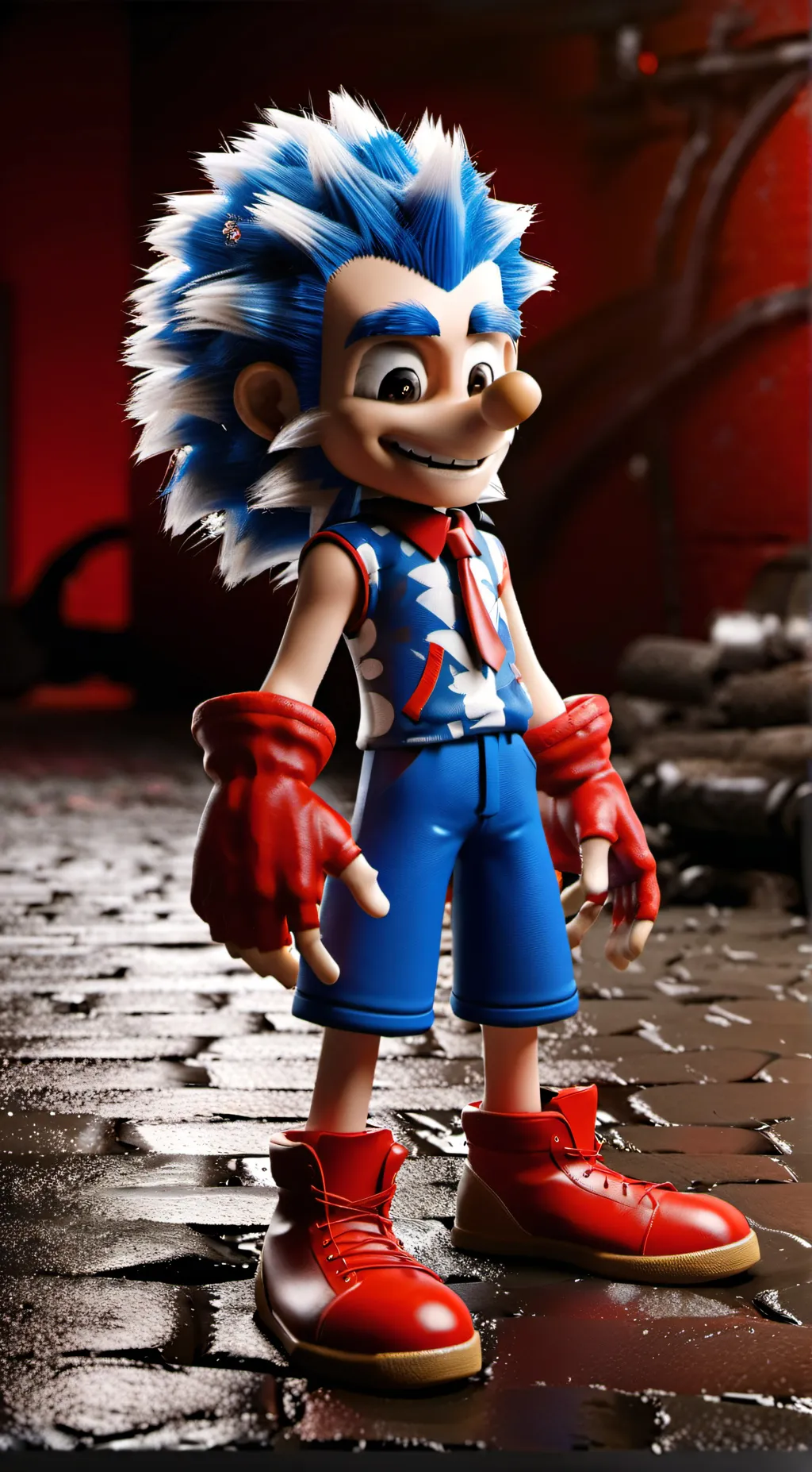 ai character: Sonic background
