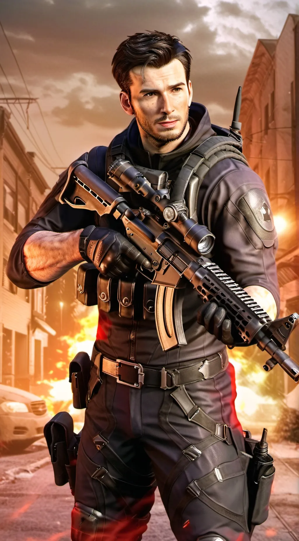 ai character: Nick Hans background