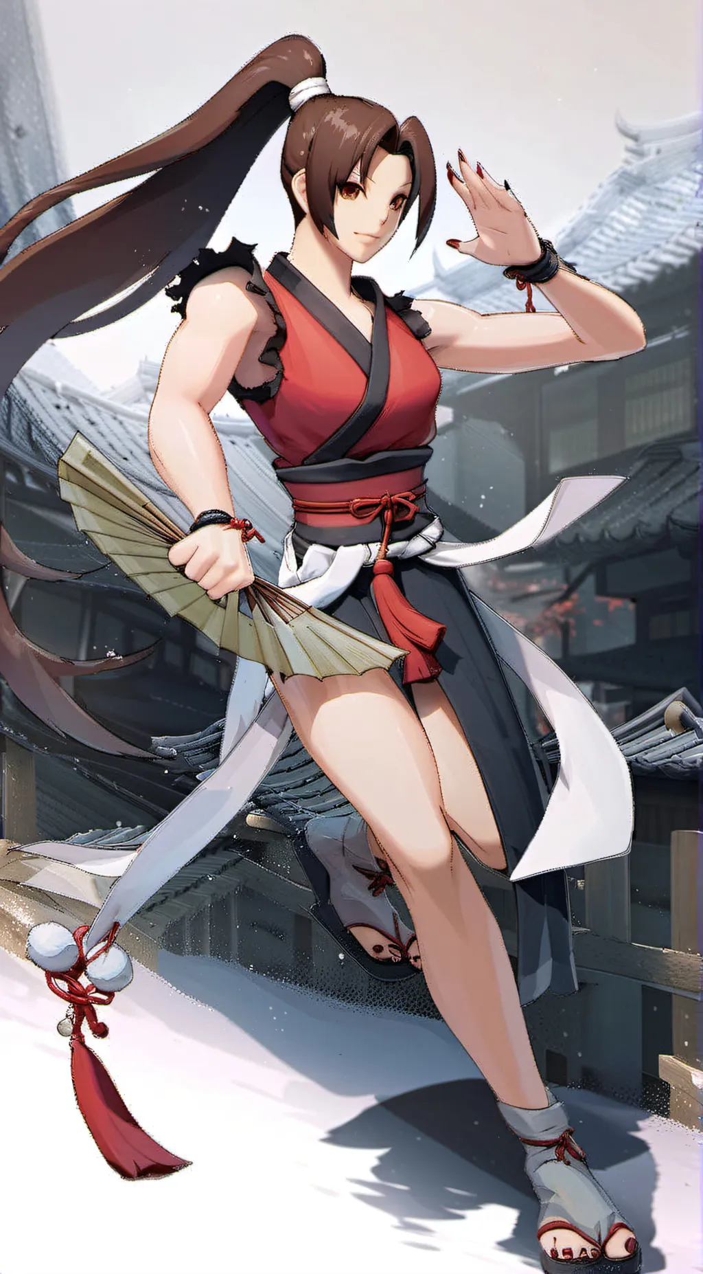 ai character: Mai Shiranui background
