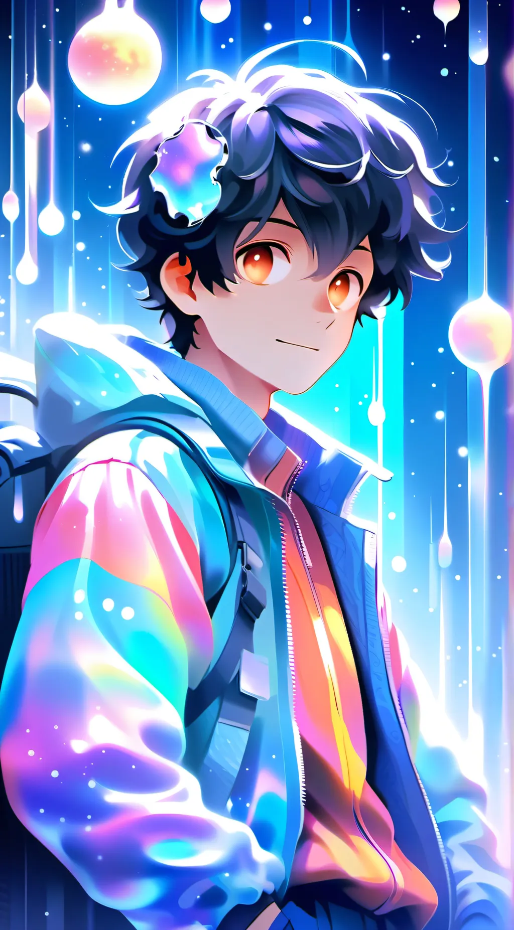 ai character: Mha Bus trip background