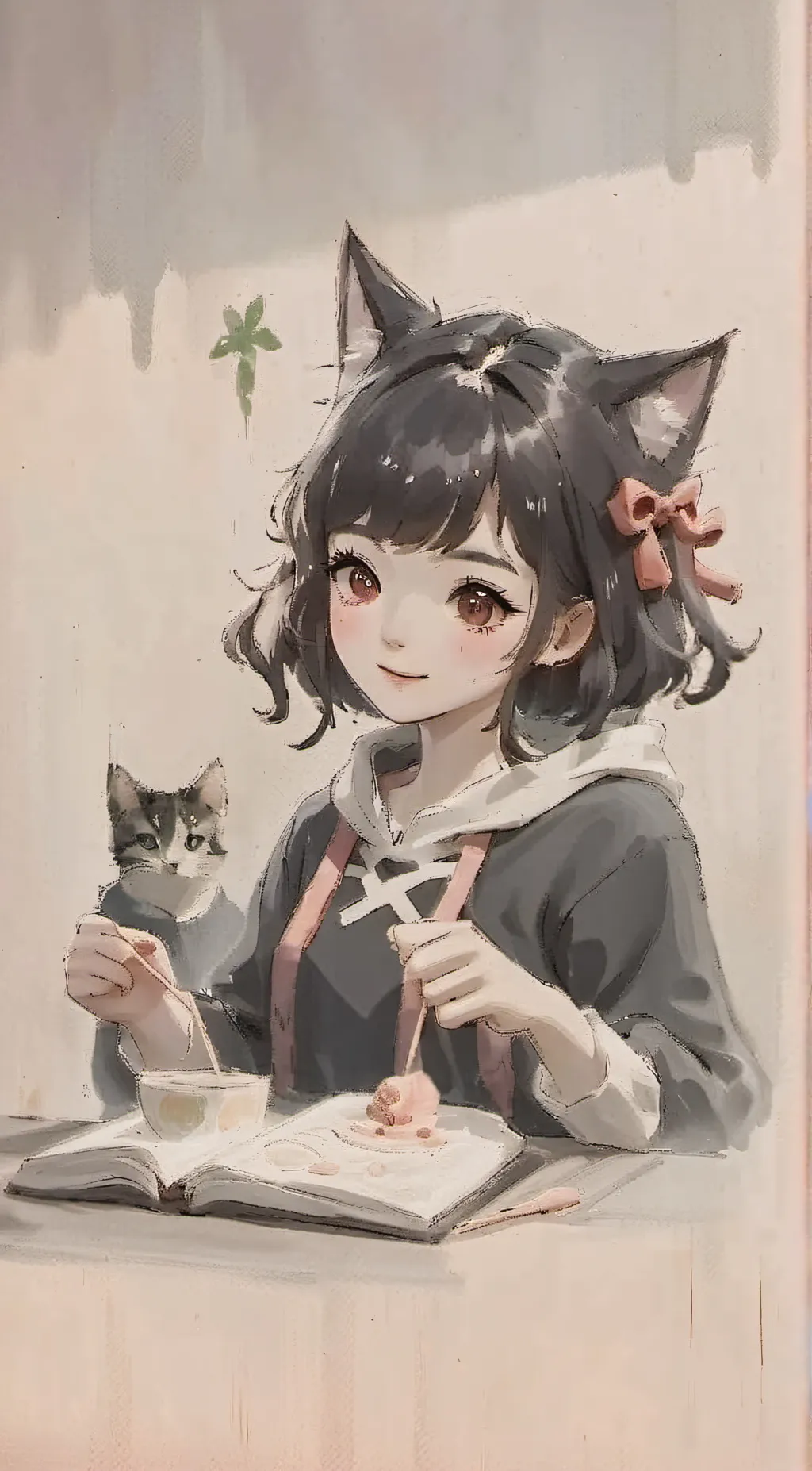 ai character: sus cat background