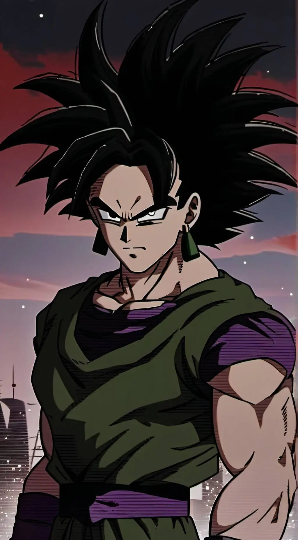ai character: DBZ background