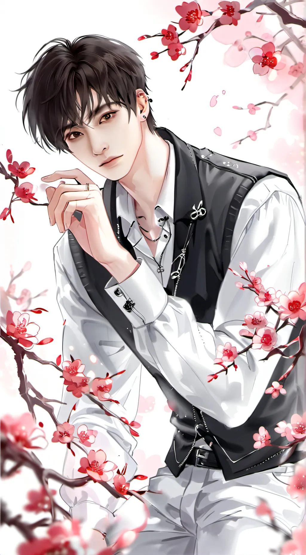 ai character: Leeknow Straykids  background