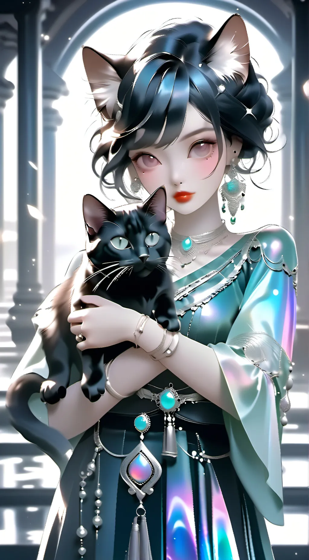 ai character: Raven background