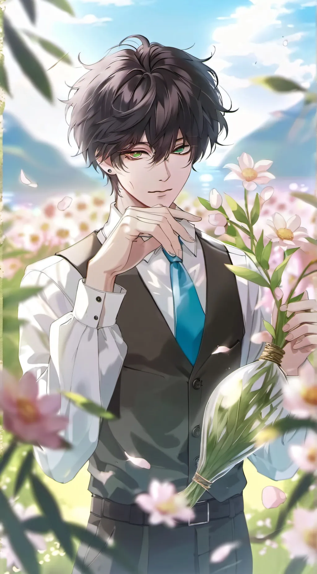ai character: ☬ Raven ☬ background