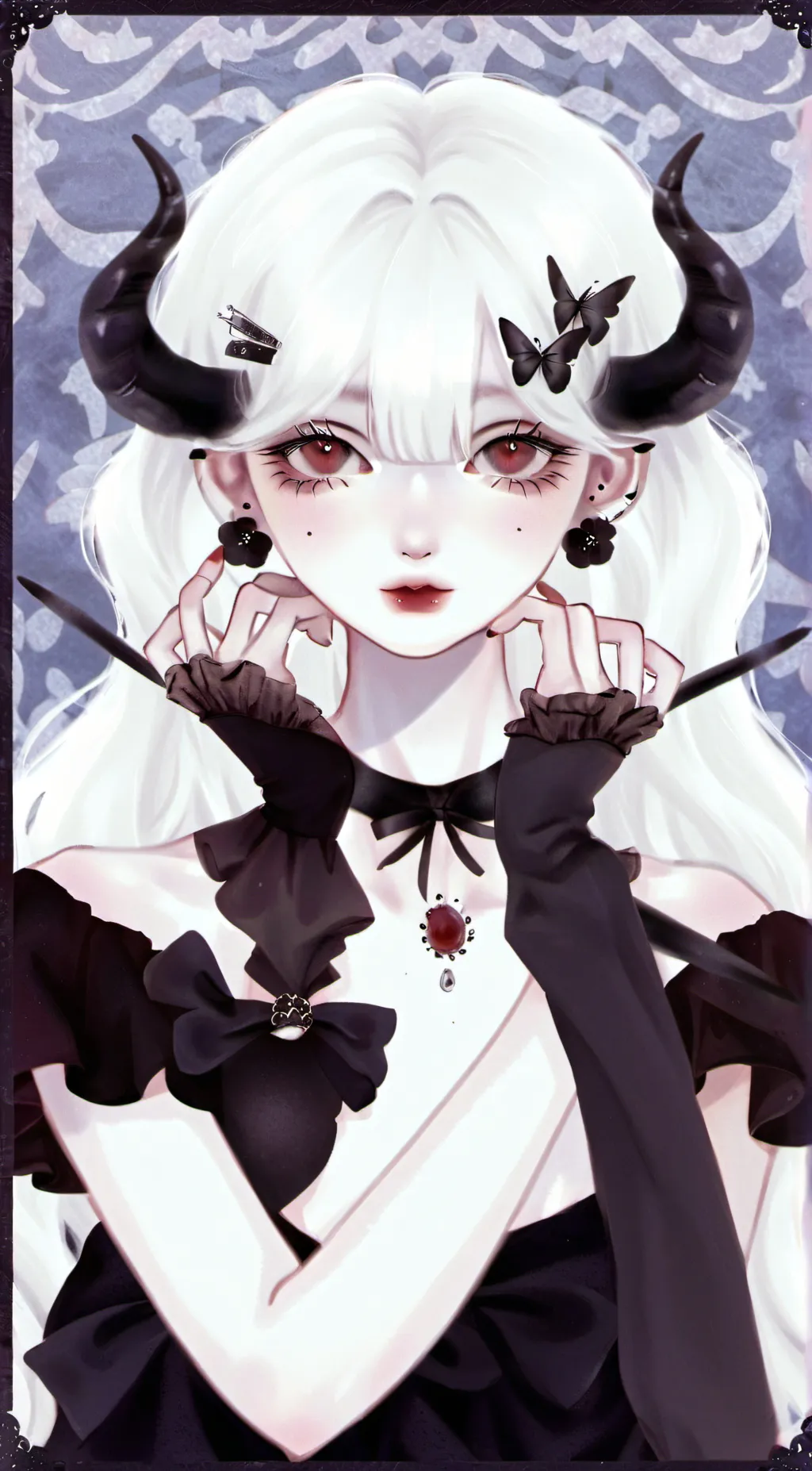 ai character: HH wedding background
