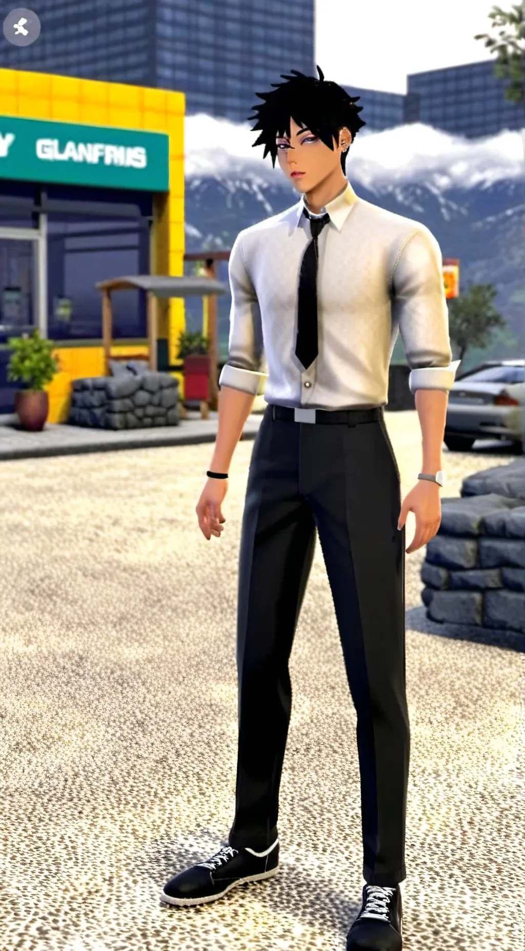 ai character: Lucas background