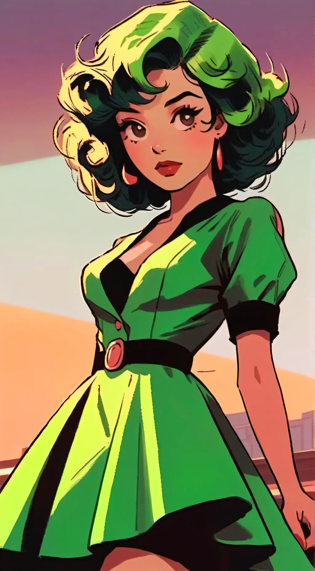 ai character: Disgust (i tried) background