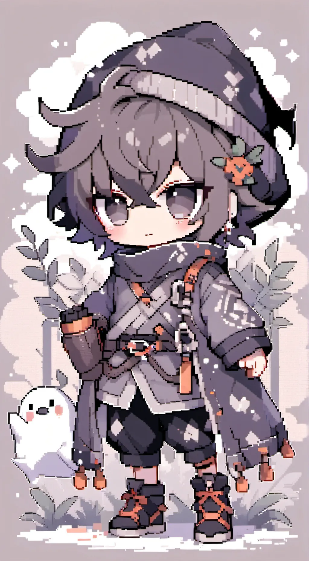 ai character: Ari and Garlic background